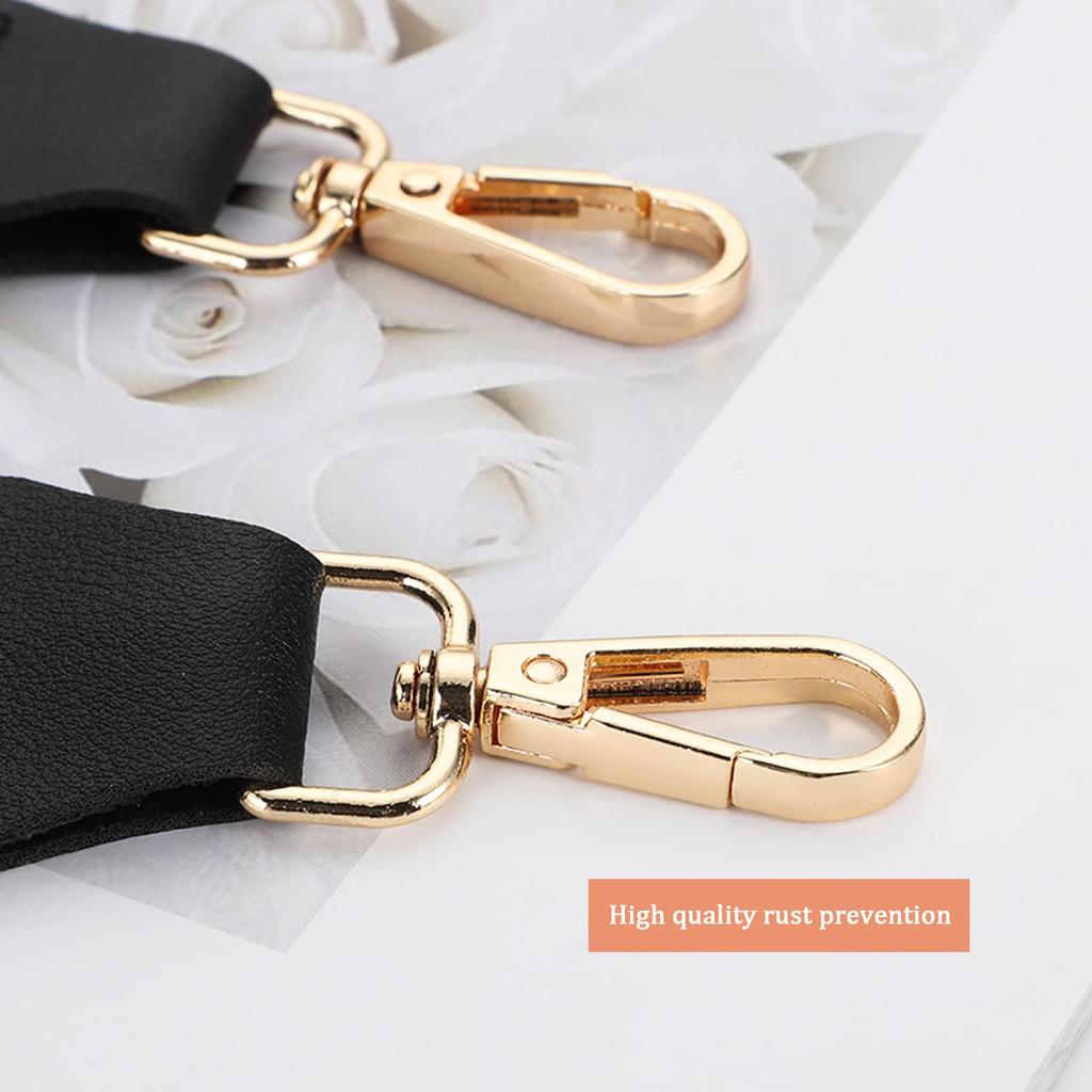 2 Pcs Replacement Straps for Shoulder Polyester Cotton Leather Wide Cloth Replacement Straps Adjustable Length Handbag Messenger Bag Canvas Shoulder