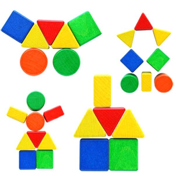 Todoribro Wooden Teaching Aids Shape Block Box WOODENTOY-A Korean Childrens Toys