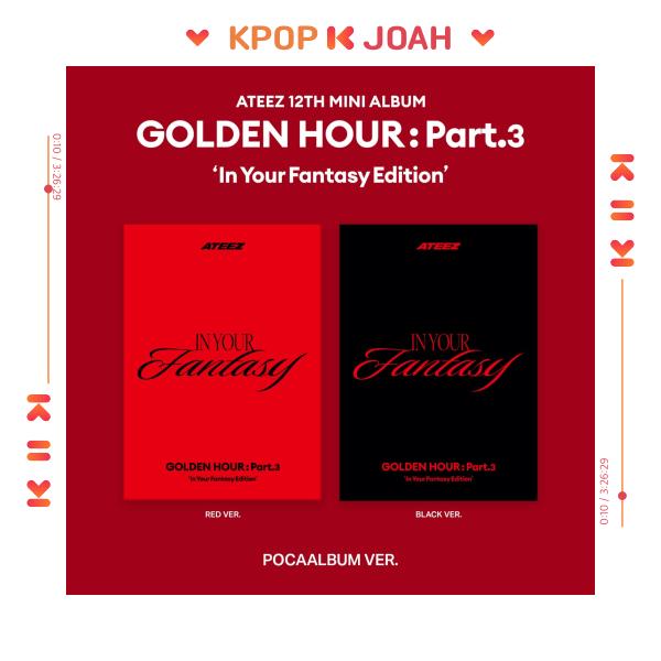

(POCAALBUM ver.) ATEEZ [ЗОЛОТИЙ ЧАС : Частина 3 Видання Твоєї Фантазії ] 12-й Мініальбом RANDOM