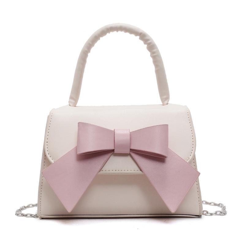 Textured niche messenger bag 2025 spring and summer this year popular bag bow foreign style mini bag design sense