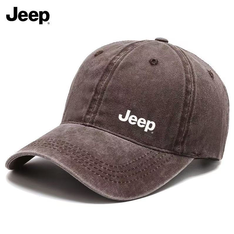 Jeep-style washable soft top cap, unisex baseball cap, versatile new high-quality cap, outdoor peak cap, sun hat AKT1