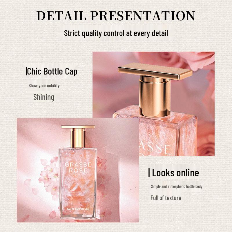 Glass Rose Ladies Perfume - Fresh Long-lasting Light Fragrance
