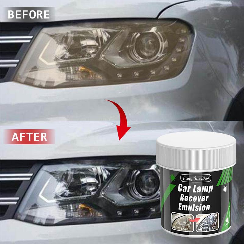 Car Headlight Restoration Polishing Kits Headlamp Scratch Remover Repair Cleaning Paste Remove Oxidation Headlight Polish Liquid