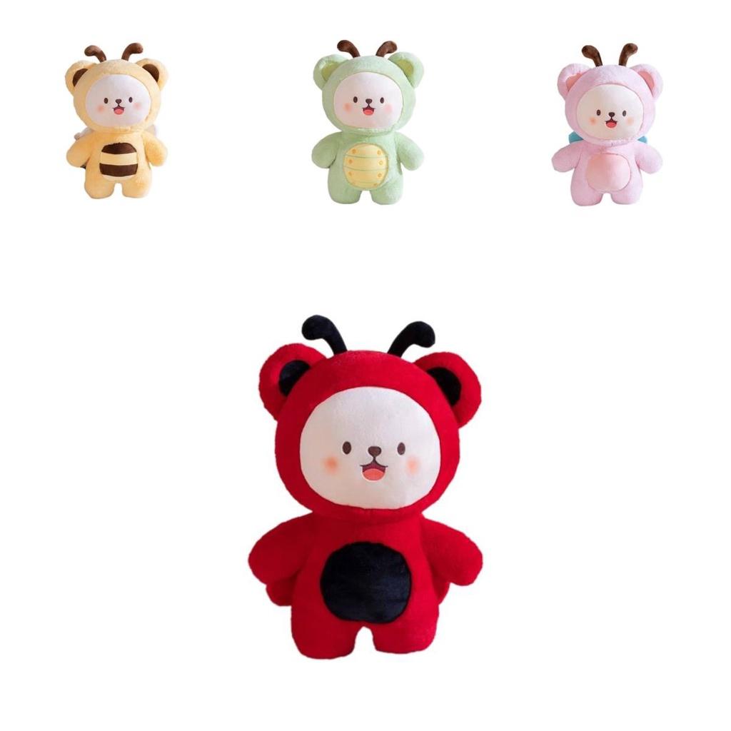 Cute Bee Butterfly And Ladybug Plush Toys For Kids And Adults