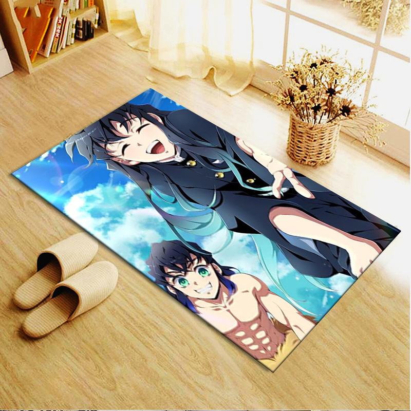 2025 New Muichiro Tokito Carpet Rug for Living Room Bedroom Home Sofa Decoration,Kids play Non-slip Floor Mat 93