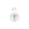 Natural Aqua Chalcedony Gemstone 925 Solid Silver Jewelry Handmade Pendant 1.4" PP-57-19