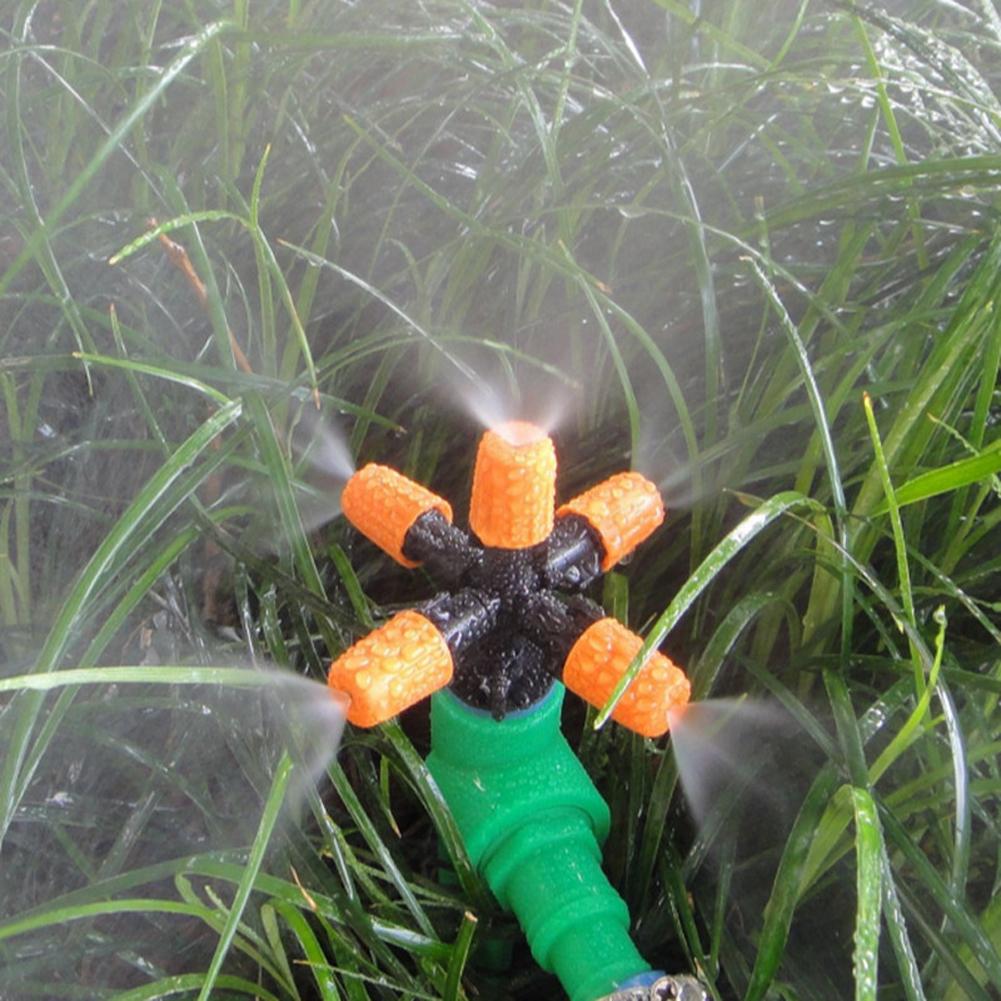 2pcs 5-Head Nozzle Spray, Water Spray for Garden Lawn Irrigation, Outdoor Plant Watering, Misting Nozzle with Atomizing