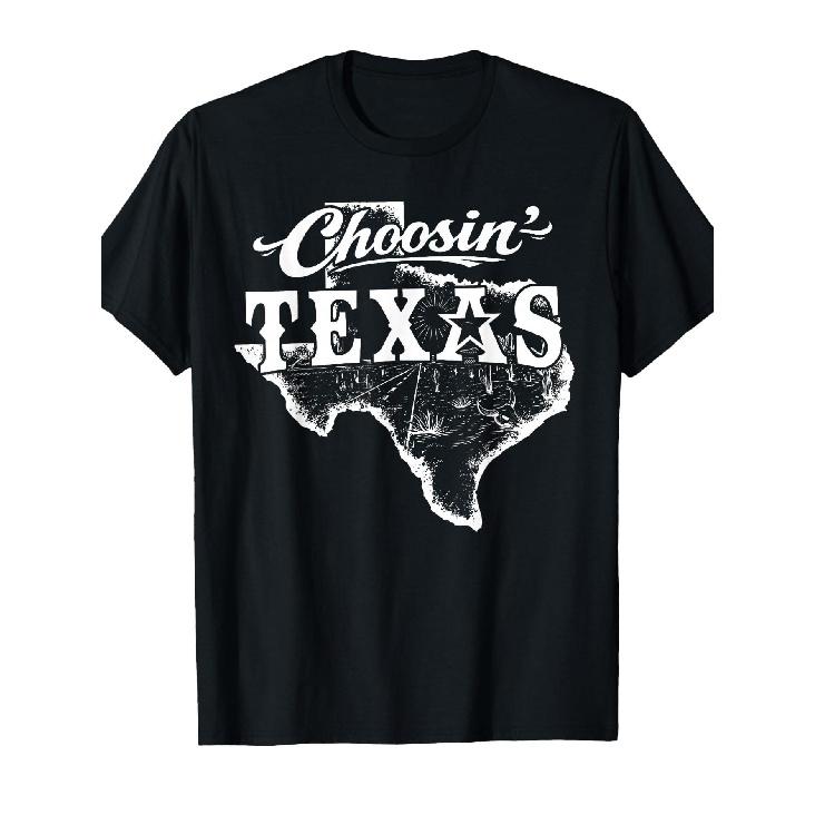 Western Choosing Texas Choosin Texas T-Shirt S чёрный
