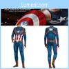 Costume de Cosplay Captain America Enfant Garçon Combinaison Pour Fêtes Et Plus !