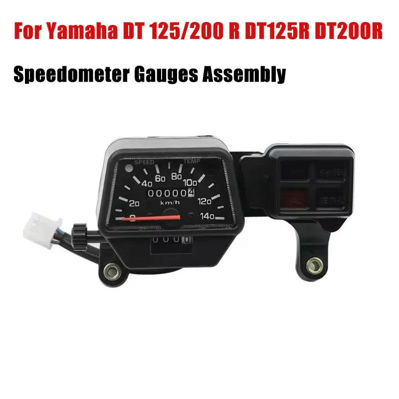 Speedometer Kilometer Odometer Gauge Tachometer Clock Instrument For Yamaha DT 125/200 R DT125R DT200R Gauges Assembly