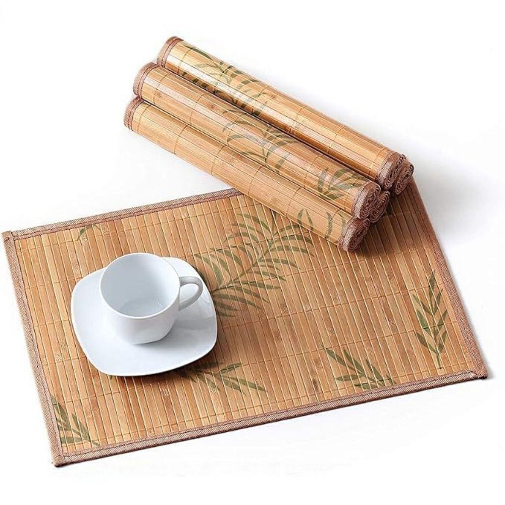 Simple Teacup Mat Foldable Tableware Pad High Temperature Resistant Heat Insulation Pad  Restaurant