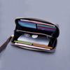 Canvas Men's Zipper Clutch Can Hold Mobile Phones Simple Multi Card Wallet
