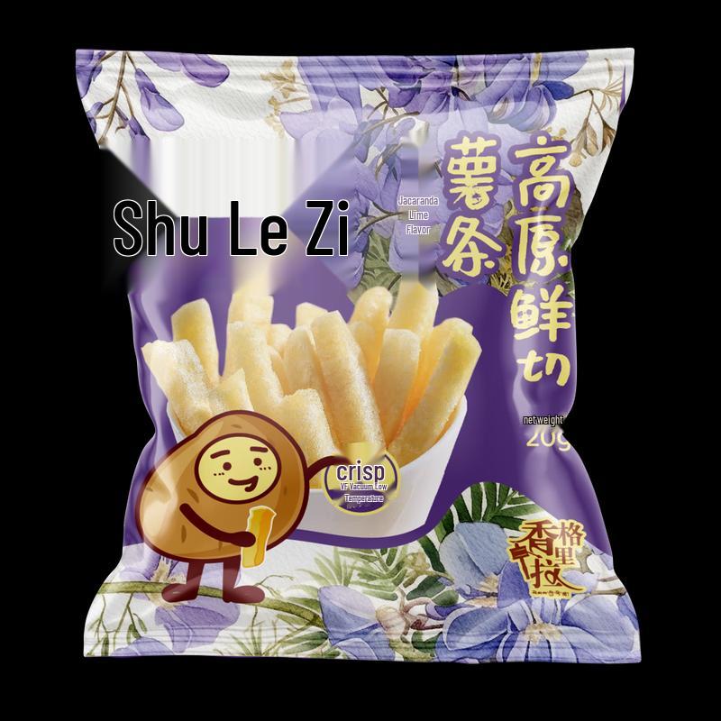 Shulezi Shangri-La Mini Fries Snack Set - Lime Flavor