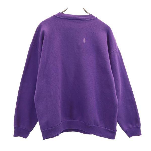 JOSTENS 90s Old Los Angeles Lakers Print Long sleeve sweat trainer purple Men's Used