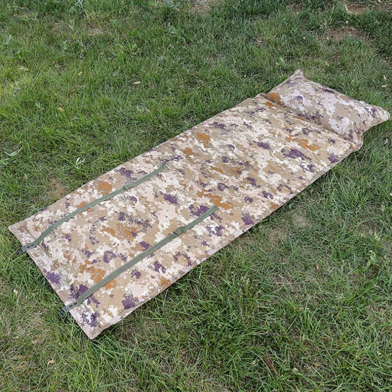 Yilan 2cm Camouflage Self-Inflating Camping Mat with Pillow