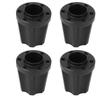 4pcs RC Car Wheel Hex Hubs Wheel Adapter Black Fit for SCX10 1 10 RC Crawler 1.9inch 2.2inch Wheel