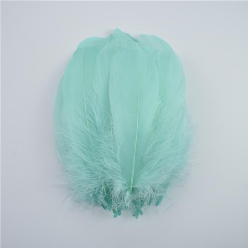 20Pcs Colored Goose Feather 5-7inch/12-18cm  Swan Plumes Handicraft Accessories Wedding Deco Diy Craft Carnival Party Decoration