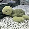 Simulation Cute Turtle Doll Plush Toy Little Green Turtle Doll Doll Children Sleeping on Bed Pillow