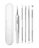 Stainless Steel Blackhead & Zit Extractor Tweezers