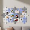 3D Felt Puzzle Wall Sticker Living Room Wall Decor Splicing Images Felt Board Wallpaper Self-adhesive Sticker Photo Background