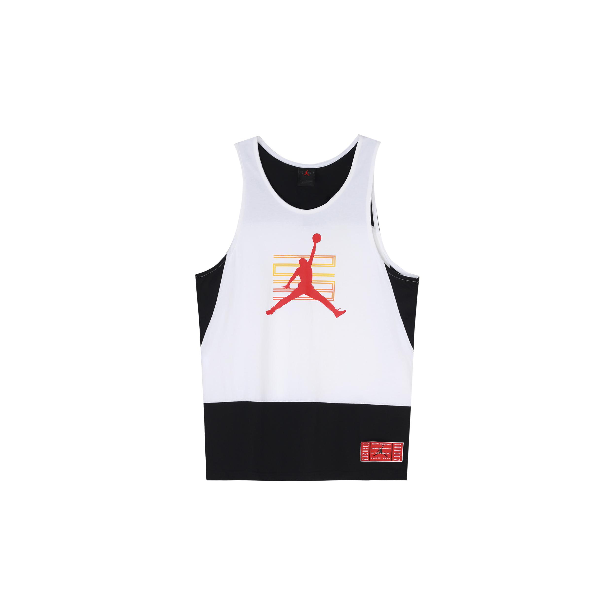 Jordan Tank Tops Men s White Moderate Straight Fit CW0846-100 S