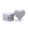 14mm 10Pcs/Lot Heart Shape Silicone Beads Baby Nursing Chewable Teething Beads Pacifier Teether DIY Necklace Accessories