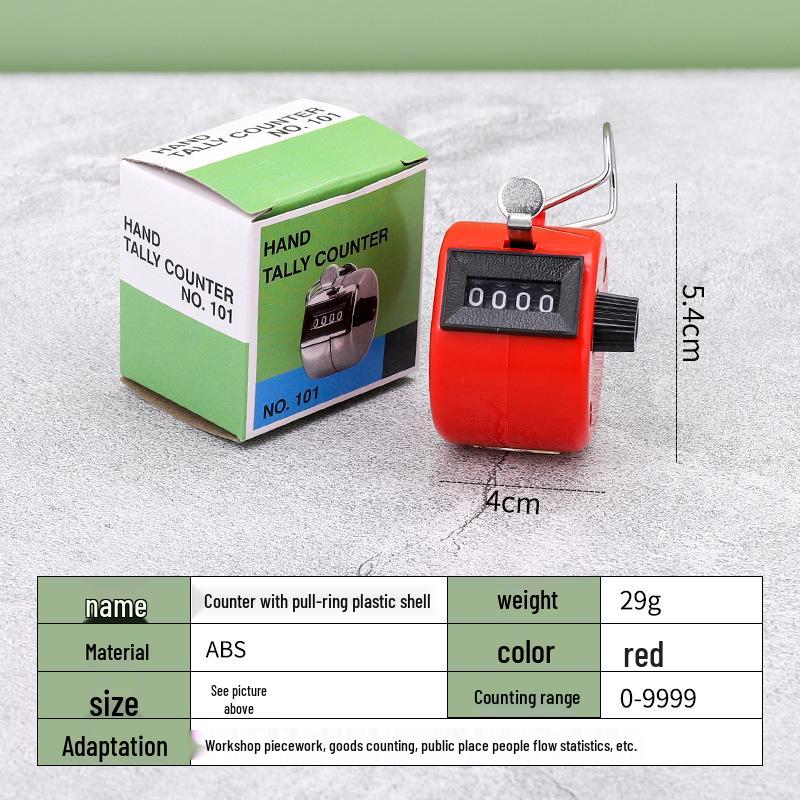 Colorful Metal Handheld Mechanical Tally Counter