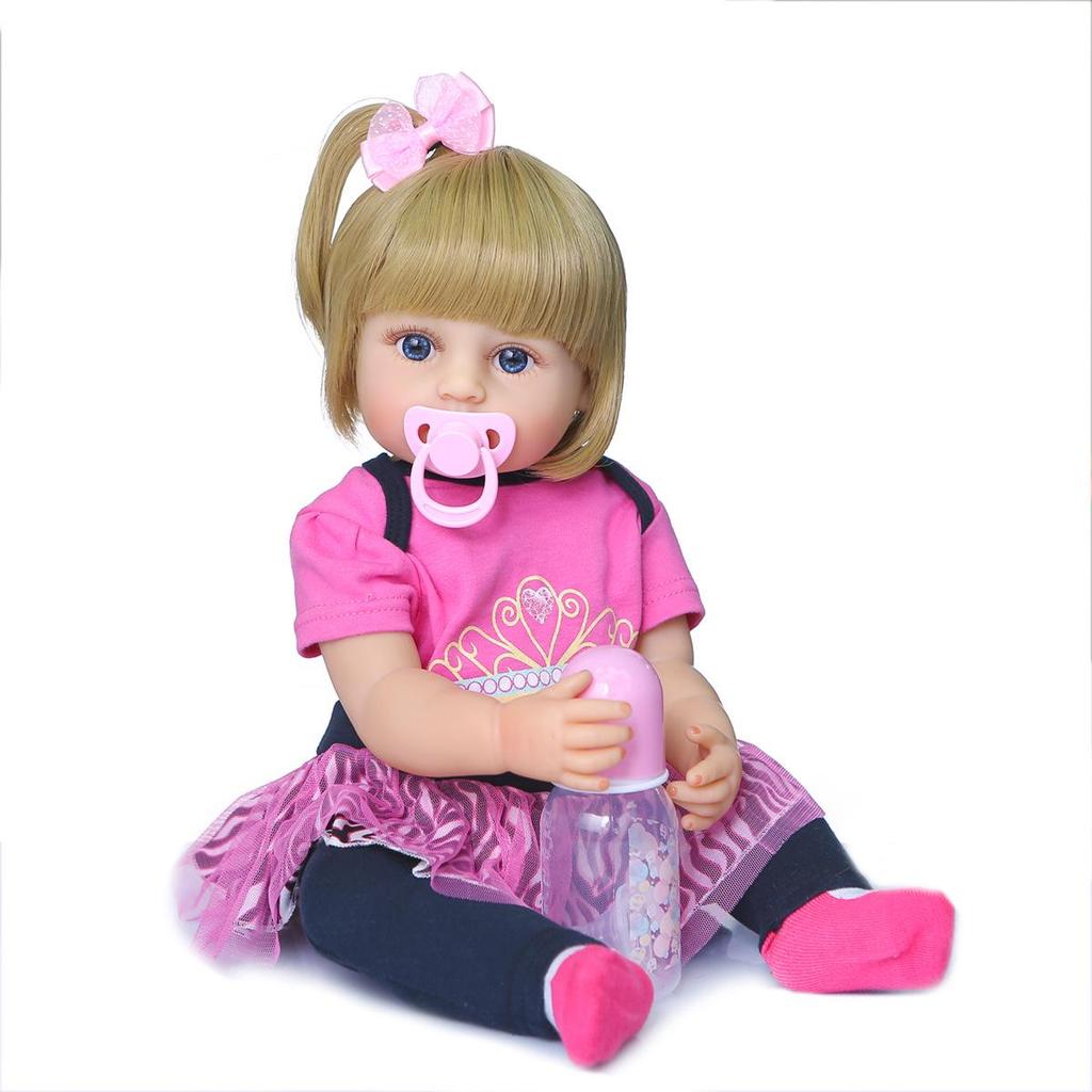 NPK Genuine 55CM Waterproof Full Silicone Reborn Baby Doll