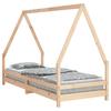 Kids Bed 80 X 200 Cm Solid Pine Wood