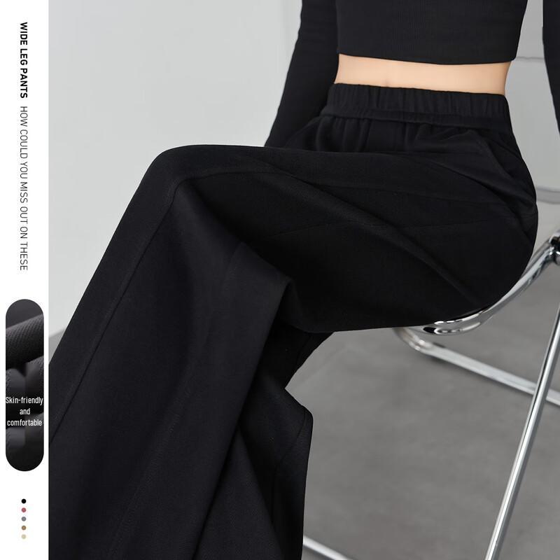 Women's High-Waist Relaxed Wide-Leg Trousers