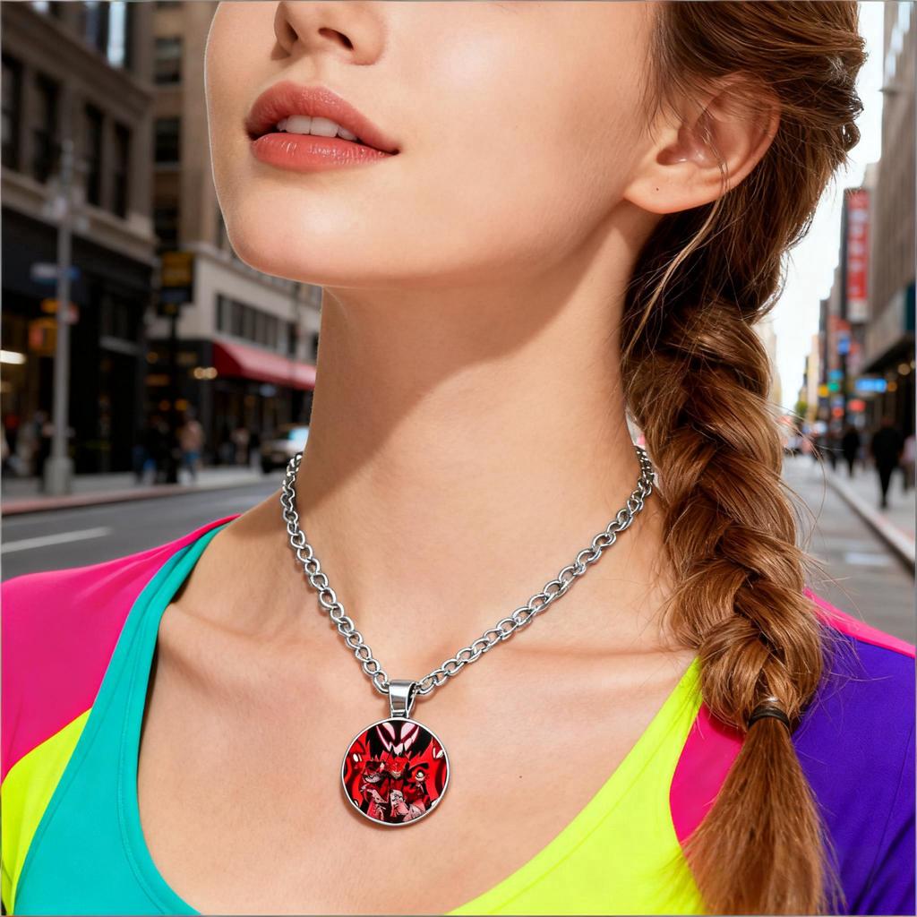 Hot Anime Merchandise - Women's Necklace And Pendant Accessories - Anime Hotel Pendant