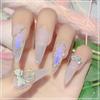 Super Flash Bowknots Manicure Crystal DIY Nail Art Decorations Nail Jewelry Bow Nail Rhinestones