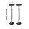 2 Pieces of Sink Brackets for Undermount Use with Stainless Steel Legs Suitable Bathroom And