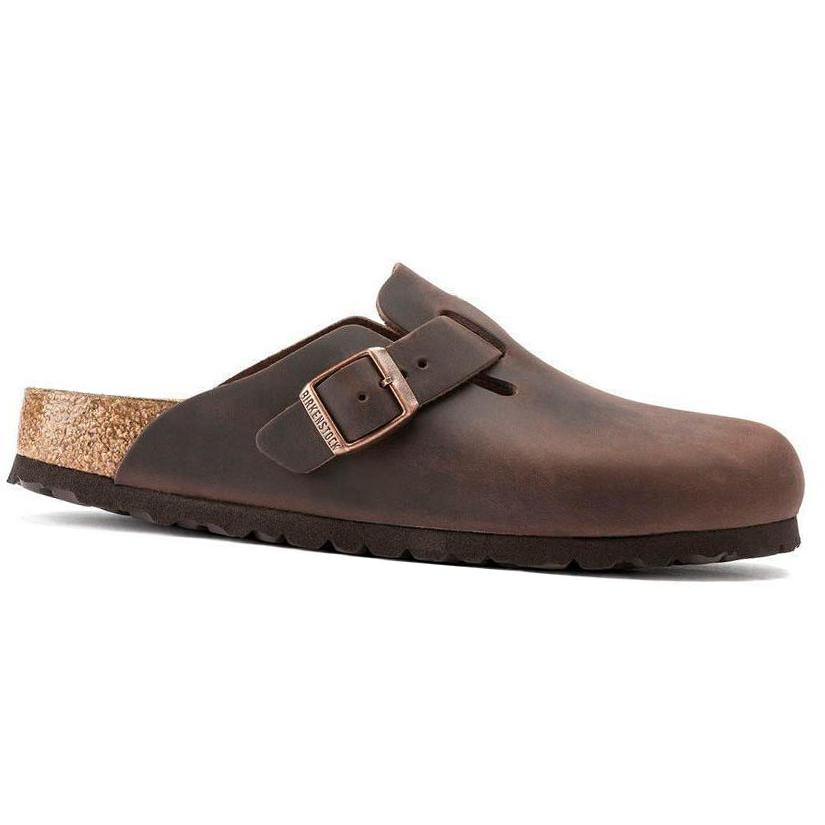 Birkenstock No Special Function Closed Toe Slippers Unisex Red Brown Narrow 0860133