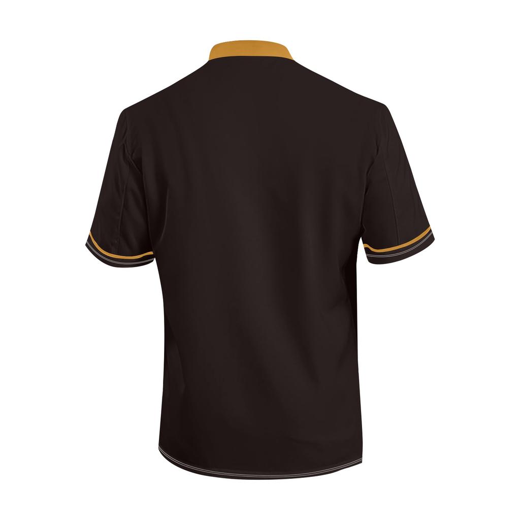 Chef's Jacket Chef Uniform Pánské Dámské Krátký rukáv Bavlna Kuchyně Chef Jacket Kostým Restaurace Hotel Kavárna Šéfkuchař Kabát