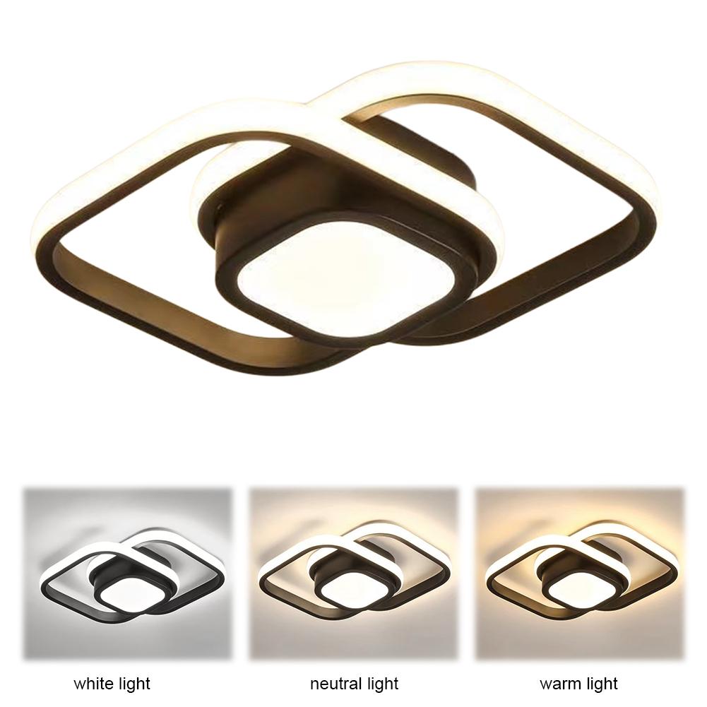 Modern LED Ceiling Light Acrylic Ceiling Lamp Indoor Lighting Fixtures for Hallway Kitchen Aisle Bedroom Living Room