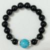10mm Natural Stone Beaded Bracelets for Women Handmade Semi-Precious Gemstone Agate Bangle DIY Jewelry Gifts