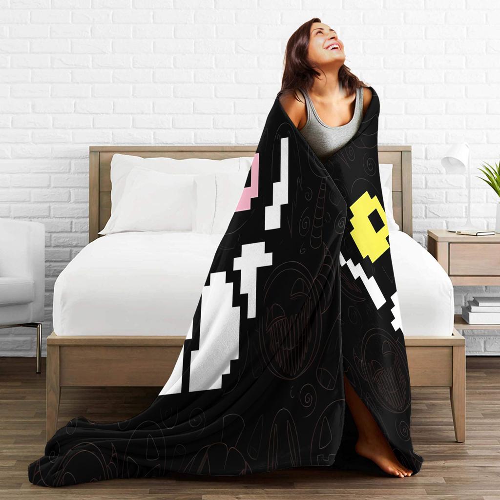 Deltarune Game Plush Blanket Kids Flannel Bedding Throws For Couch Bed Warm Design Quality Bedspread Birthday Gift