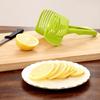 1pcTomato Slicer Tool, Lemon Cutter Tool, Lemon Slicer Holder, Tomato Slicer Holder,Round Fruit Tongs, Egg Slicer Cutting Holder, Kitchen Tools