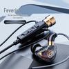 New Stereo Over-Ear Wired Headphones with Live Singing and Reverb Monitoring for K-Song Recording
