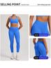Seamless Matte Nylon Yoga & Running Pants with Hip-Enhancing Waist