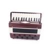 1/12 Dollhouse Wooden Accordion Miniature Musical Instruments Model Collection