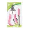 Pet Nail Clipper Set Cats Stainless Steel Trimmer With File Small Large Size Pink Blue