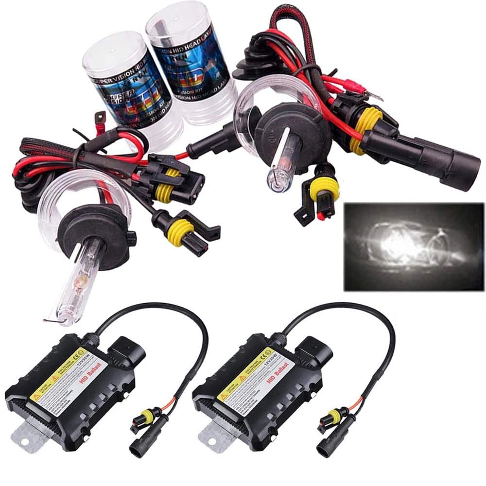 1 Set 55W H7 5000K Xenon HID Kit Xenon Bulb Lamp Digital Ballast Car Headlight DC