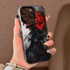 Japan Ghost Face Samurai Phone Case For iPhone 16 15 14 13 12 11 Pro Max X XR XS MAX Matte Shockproof Back Anti Fall Matte Cover