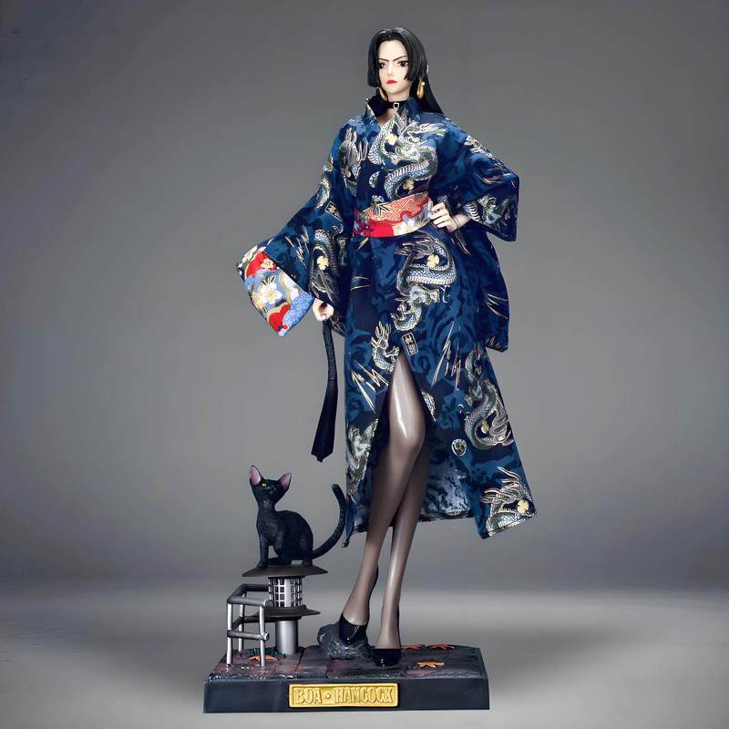 One Piece Boa Hancock Kimono Dressable Action Figure Anime Collectible Statue Desktop Ornament Gift For One Piece Anime Lovers