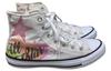 Converse All Star Light Comfortable And Trendy Wear Resistant And Lightweight High Top Canvas Shoes Unisex White 168997C