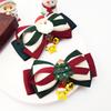 Retro Christmas Bow Hair Clip - Festive Santa Tree Accessory for Autumn/Winter