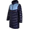 Adidas Solid Color Zip-Up Hooded Down Jacket With Brand Logo Print Men Outerwear Legend-Ink-Blue CW7426