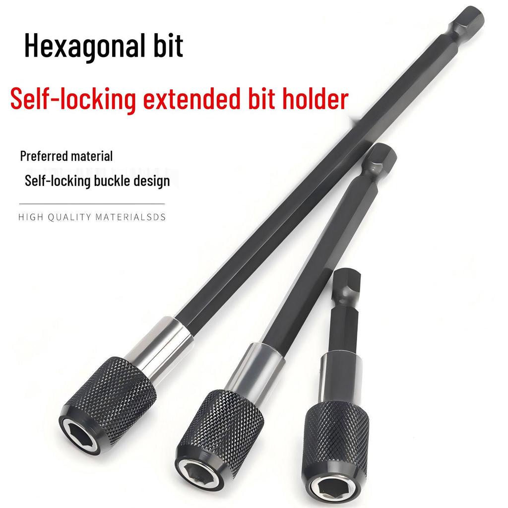 Magnetic Quick-Release Hex Shank Bit Holder Extension (6.35mm)